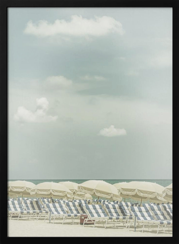 Vintage beach scene | Poster