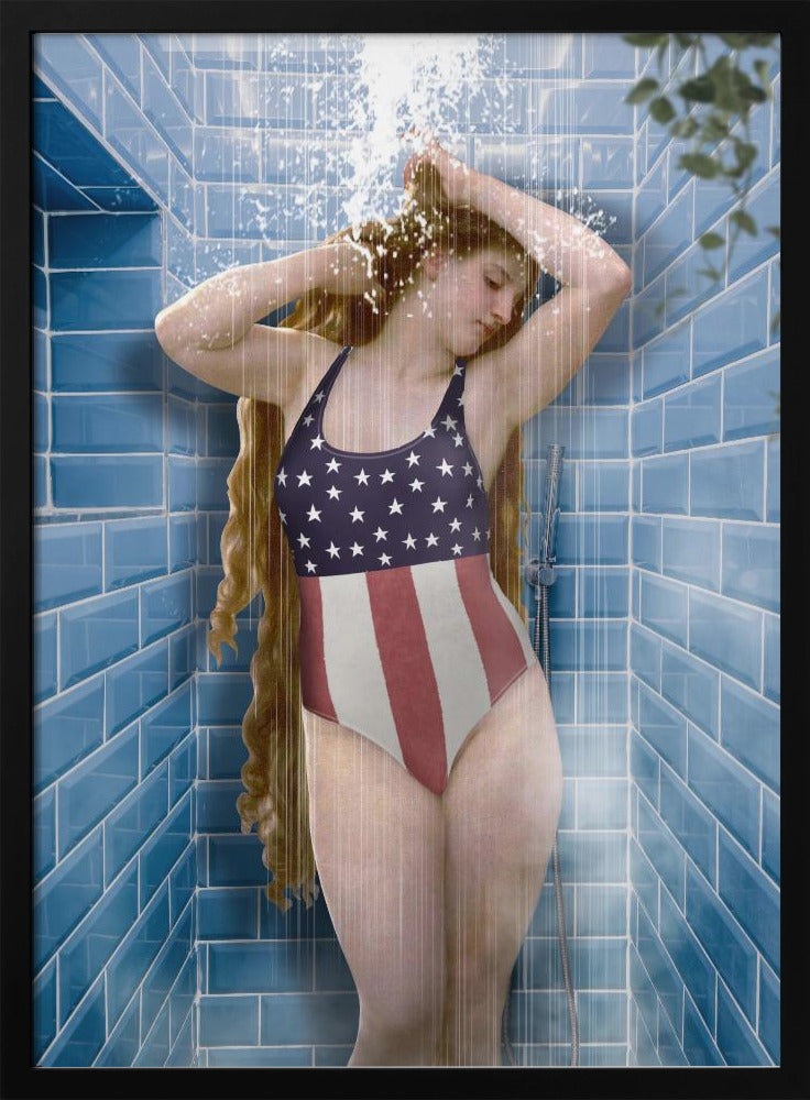 Beauty In Shower | Poster