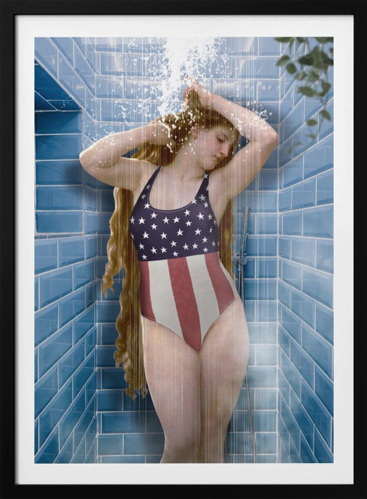 Beauty In Shower | Poster
