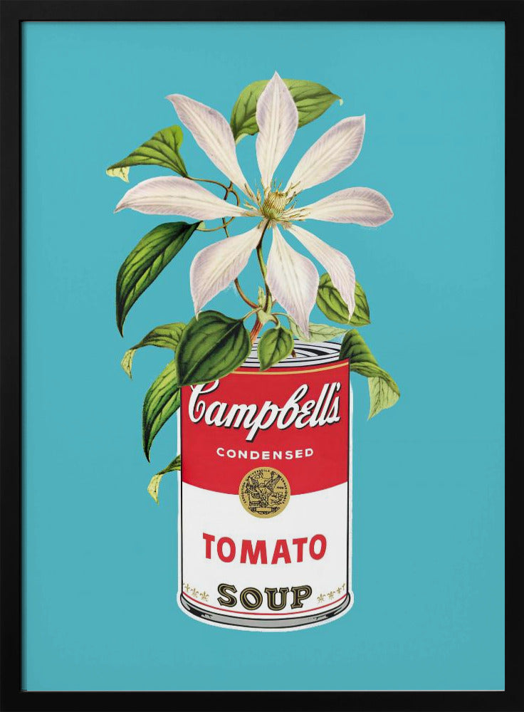 Campbells and Flowers | Poster