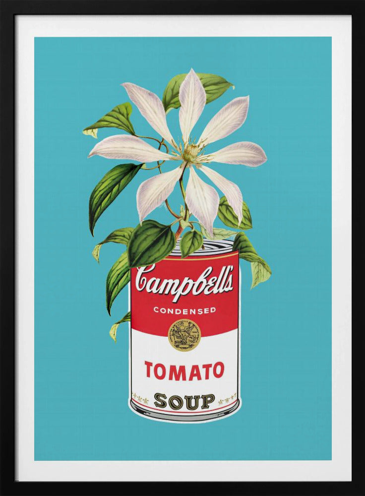 Campbells and Flowers | Poster