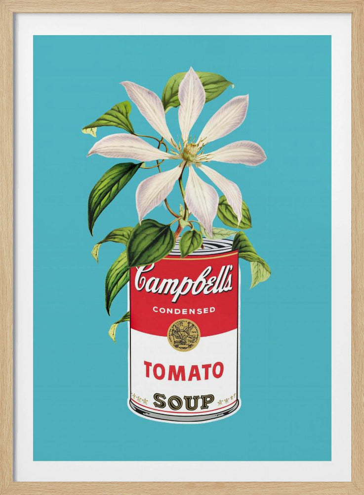 Campbells and Flowers | Poster