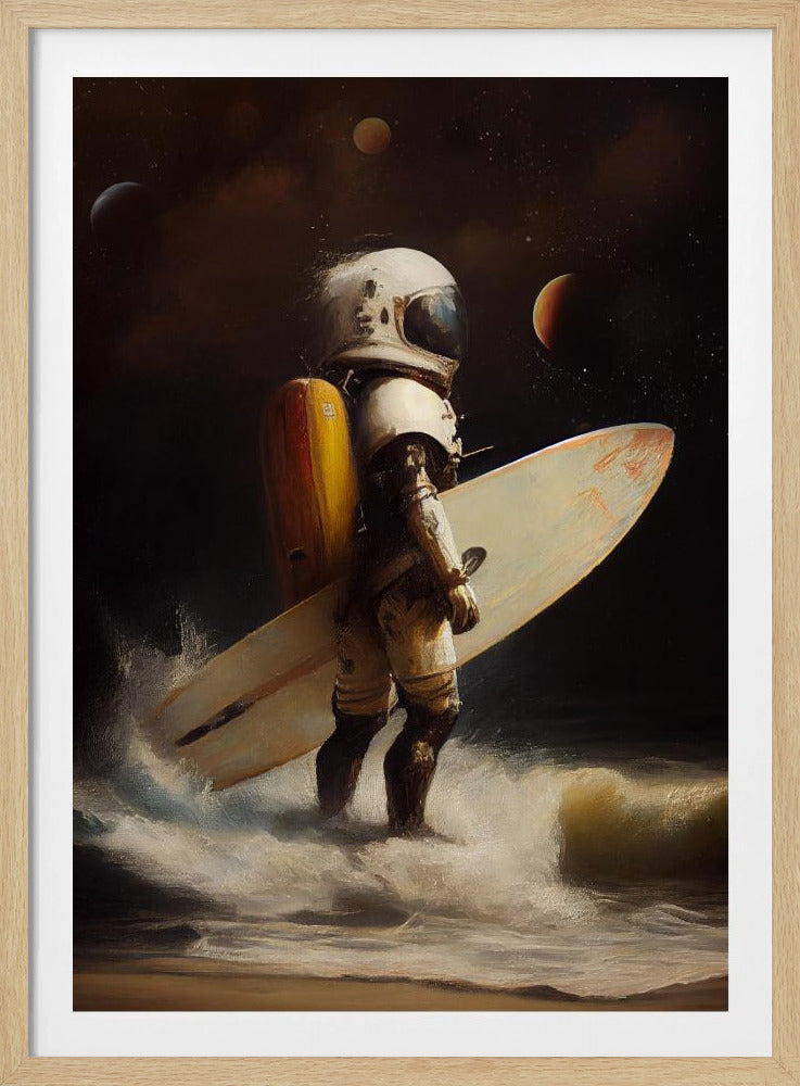 My Space Surfing Day | Poster