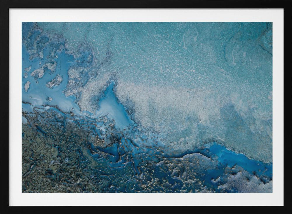 Soft Blue - Cyan Waters | Poster