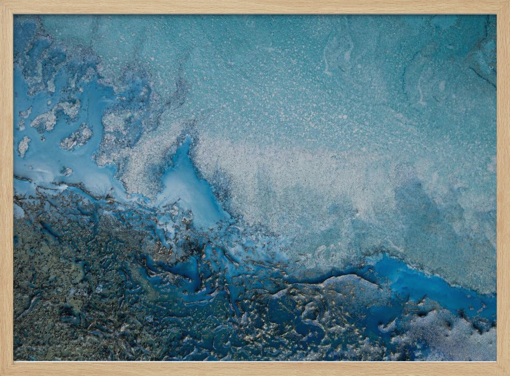 Soft Blue - Cyan Waters | Poster