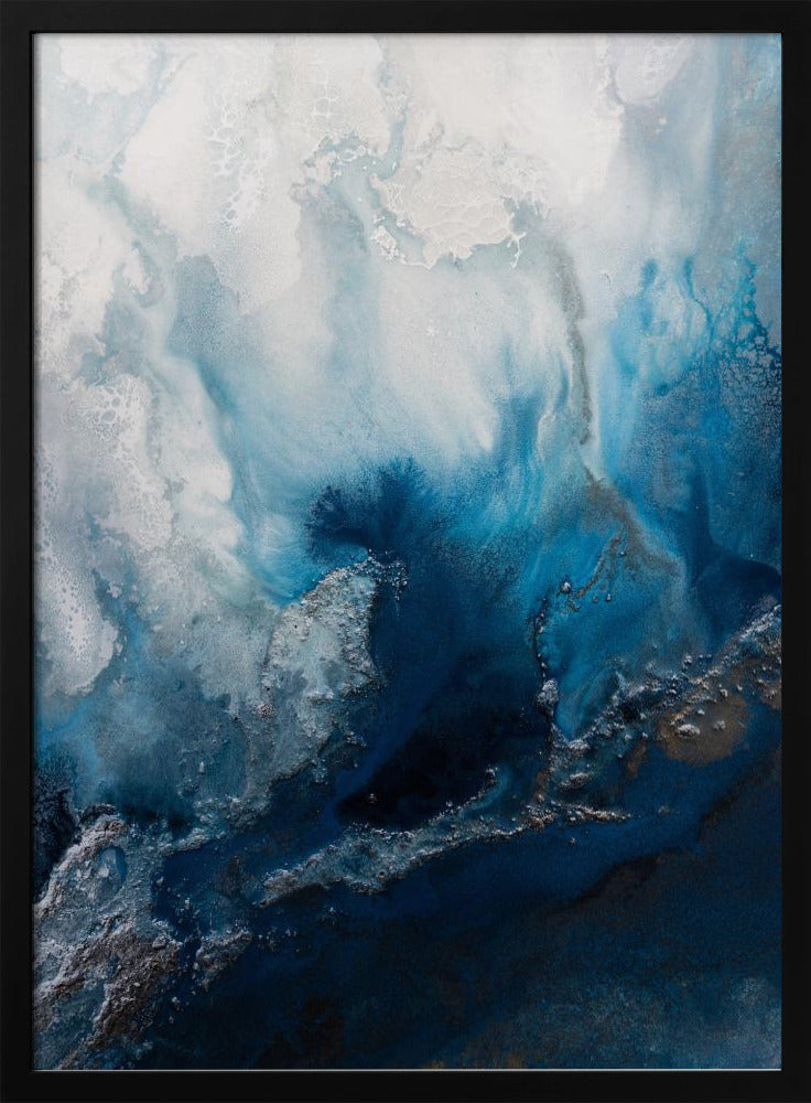 Seascape abstraction - Blue Waters | Poster