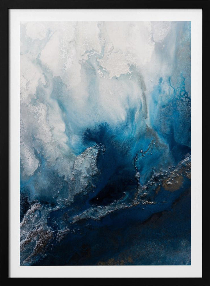 Seascape abstraction - Blue Waters | Poster