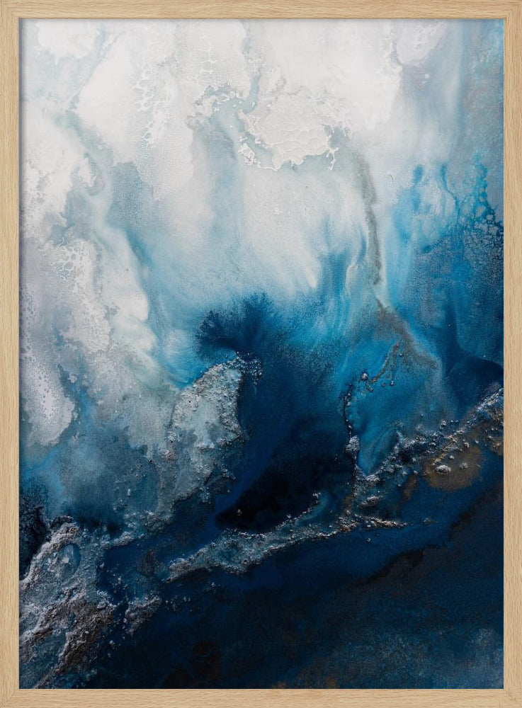 Seascape abstraction - Blue Waters | Poster