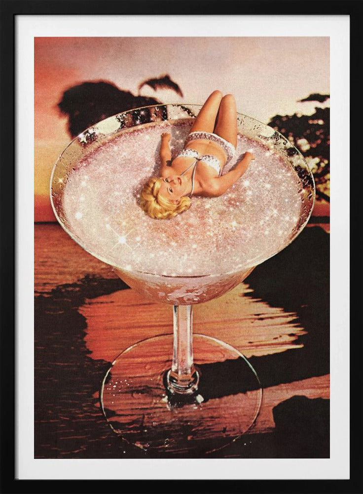 Glitter Pink Margarita | Poster