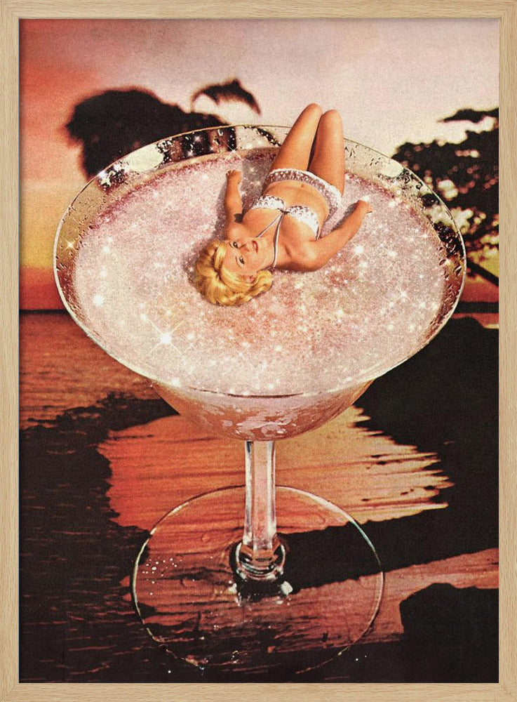 Glitter Pink Margarita | Poster
