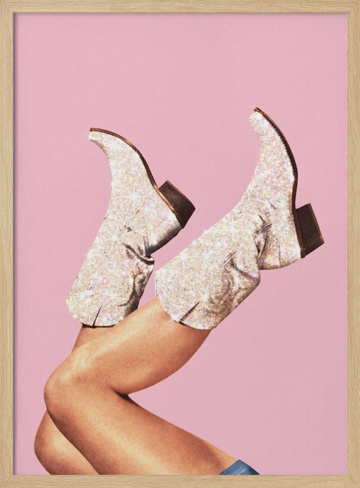 These Boots - Glitter Pink II | Poster