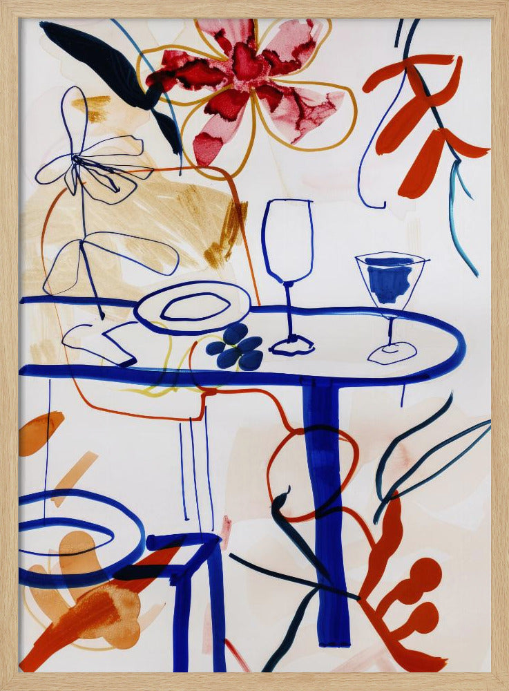 Vibrant Table Scene | Poster