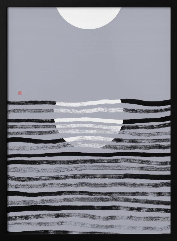 Hidden Moon N°2 | Reflection | Poster