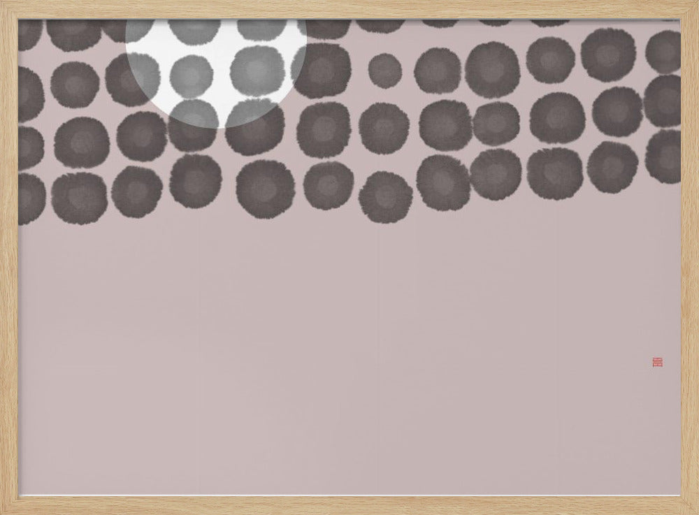 Hidden Moon N°3 | Behind the Clouds | Poster