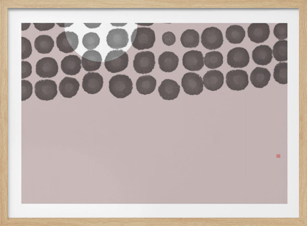 Hidden Moon N°3 | Behind the Clouds | Poster