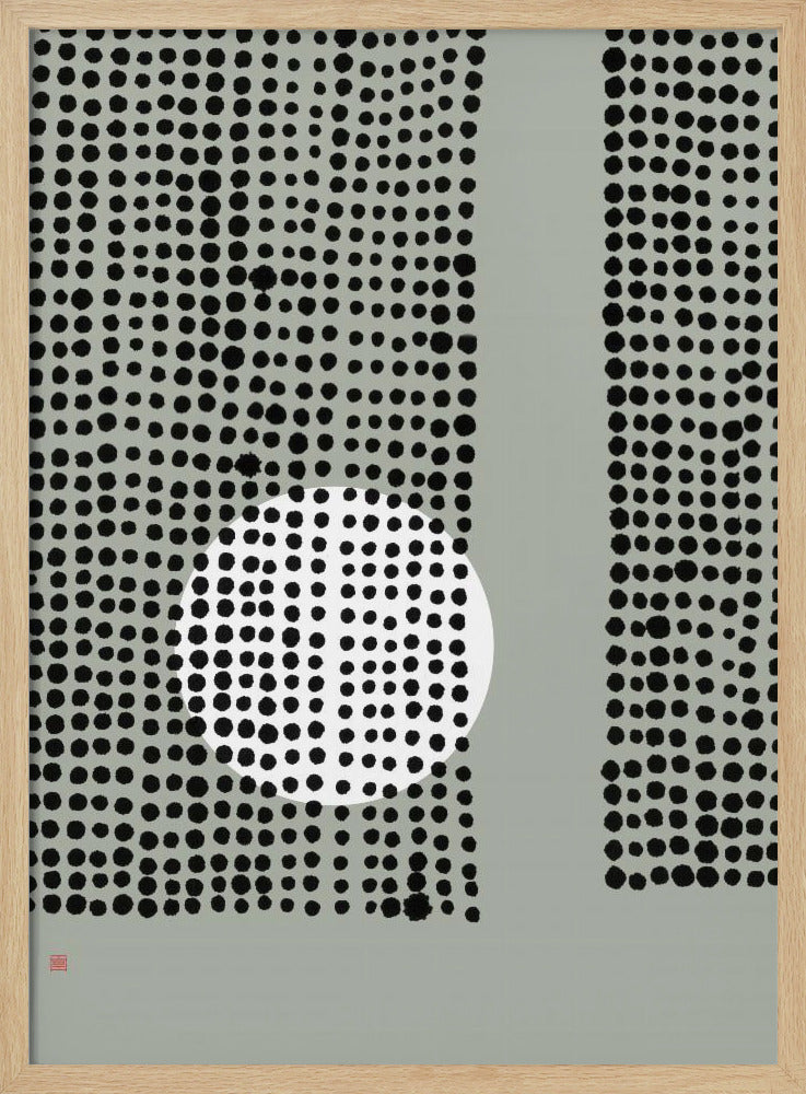 Hidden Moon N°4 | Behind the Curtains | Poster