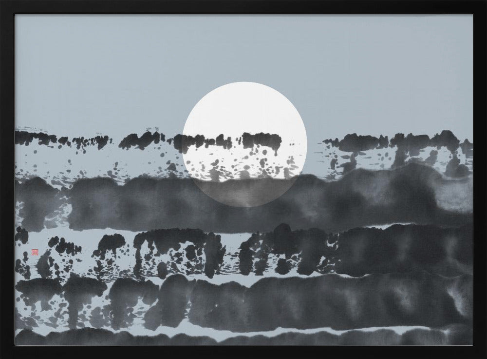 Hidden Moon N°5 | Behind the Horizon | Poster