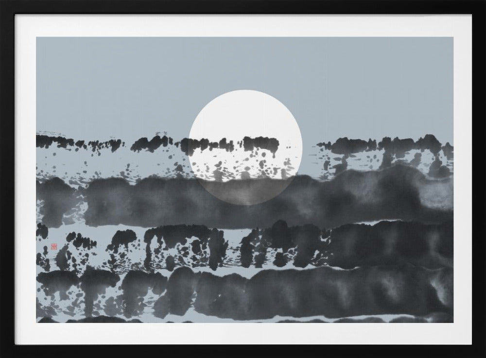 Hidden Moon N°5 | Behind the Horizon | Poster