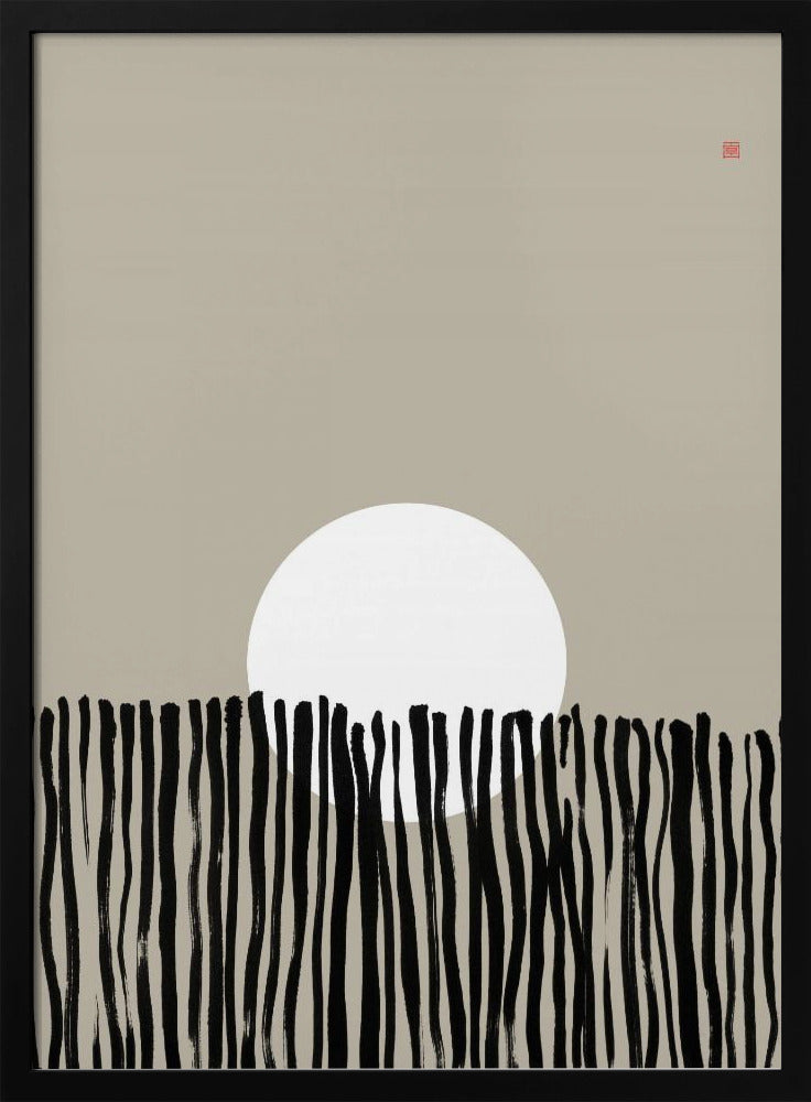 Hidden Moon N°6 | Behind the Fence | Poster