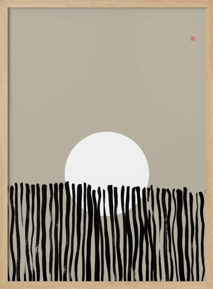 Hidden Moon N°6 | Behind the Fence | Poster