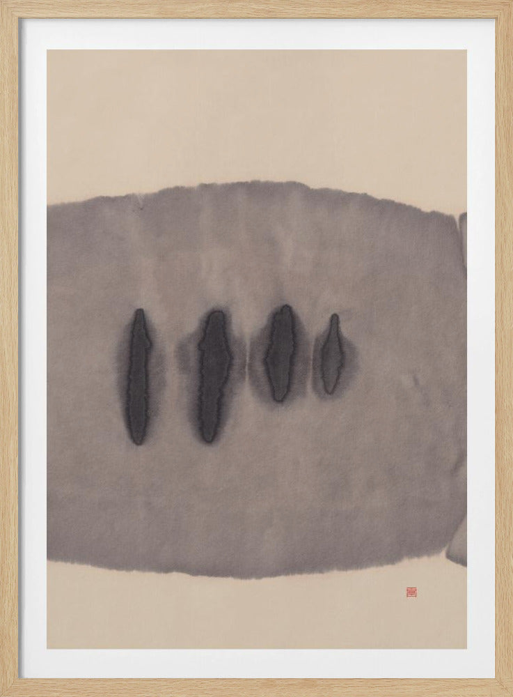 Study N°1 | Four Cypresses In a Zeppelin | Poster