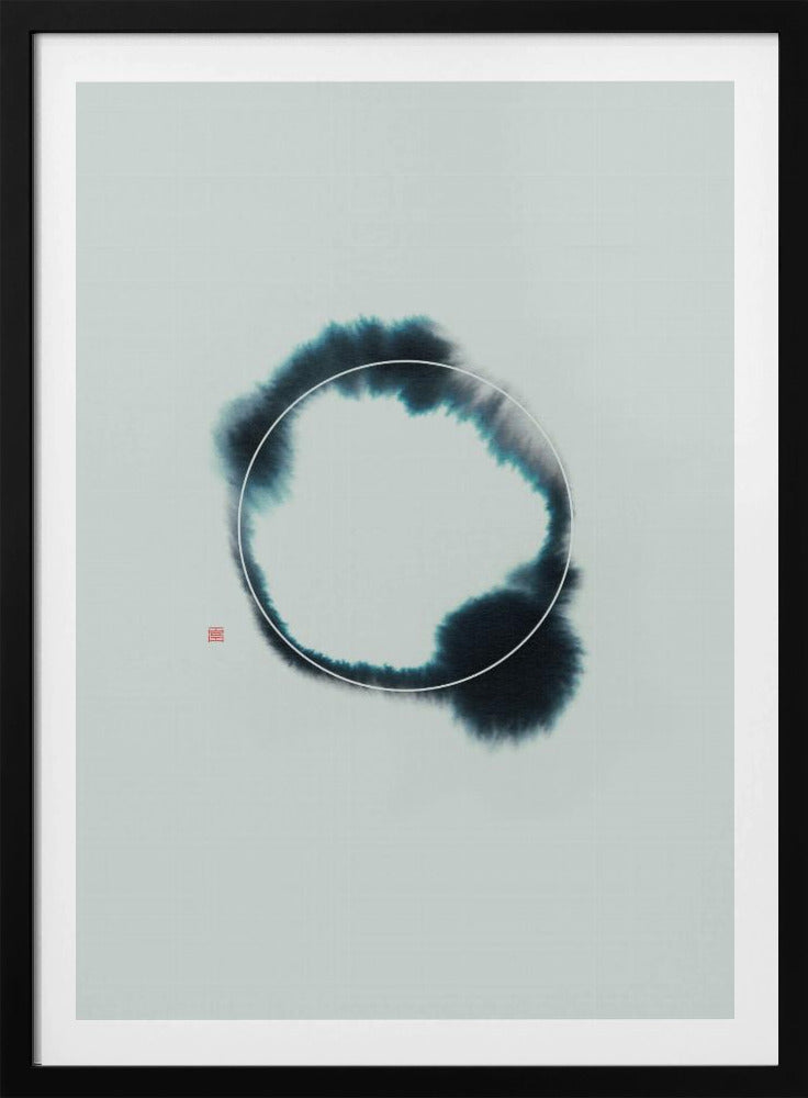 Circle N°2 | Blue | Poster