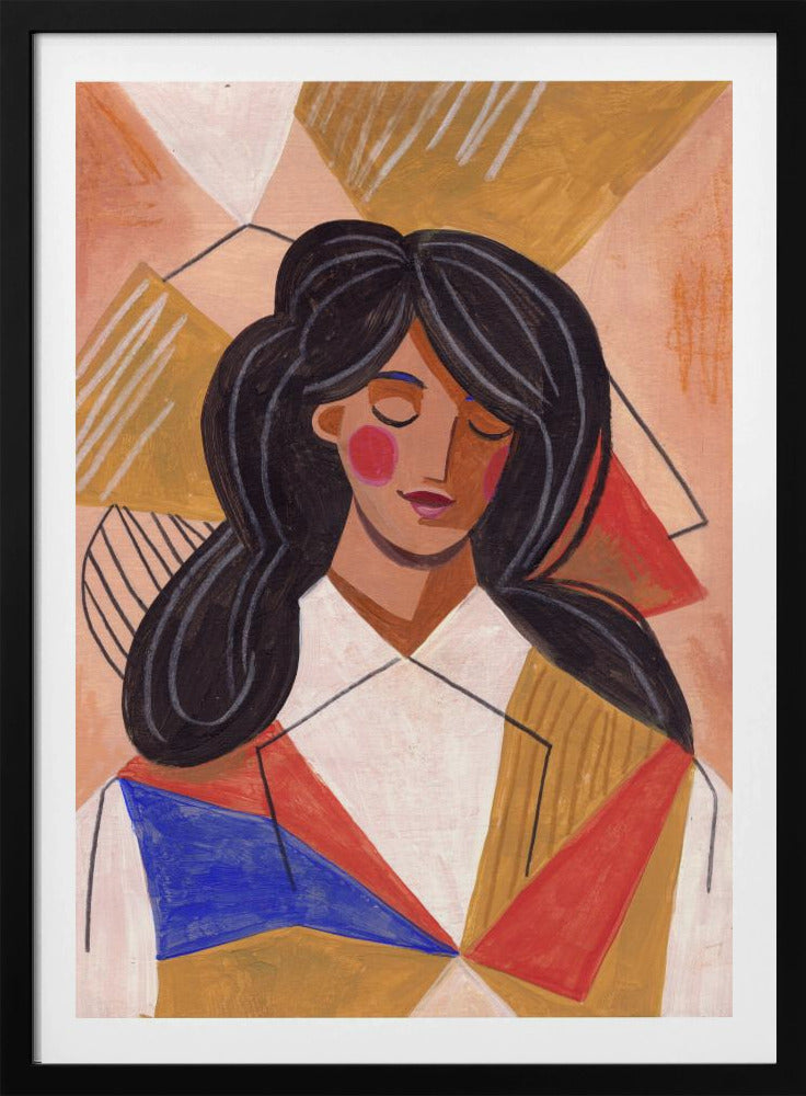 Woman in Thoughts | Poster