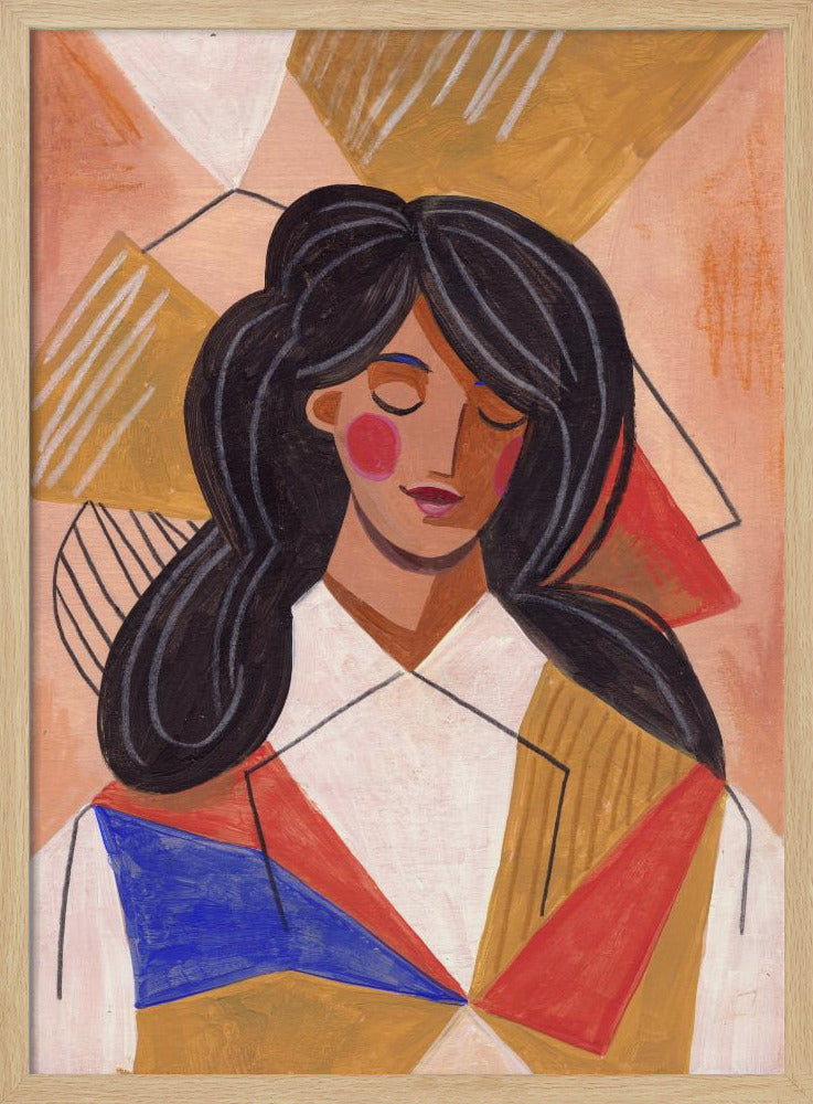 Woman in Thoughts | Poster