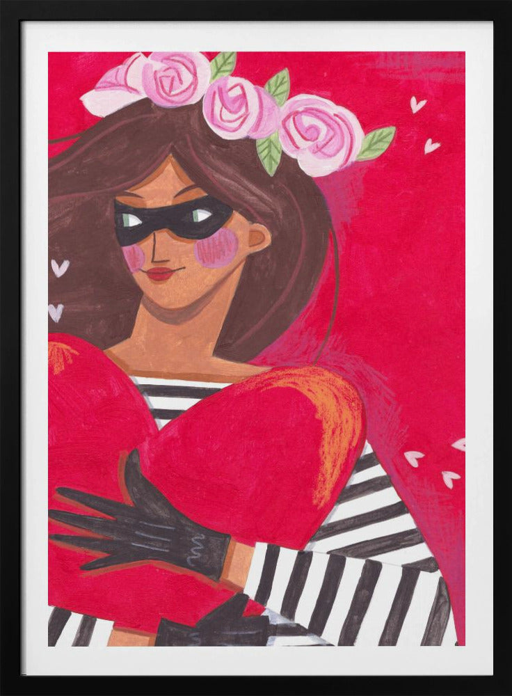 Portrait woman you stole my heart | Poster