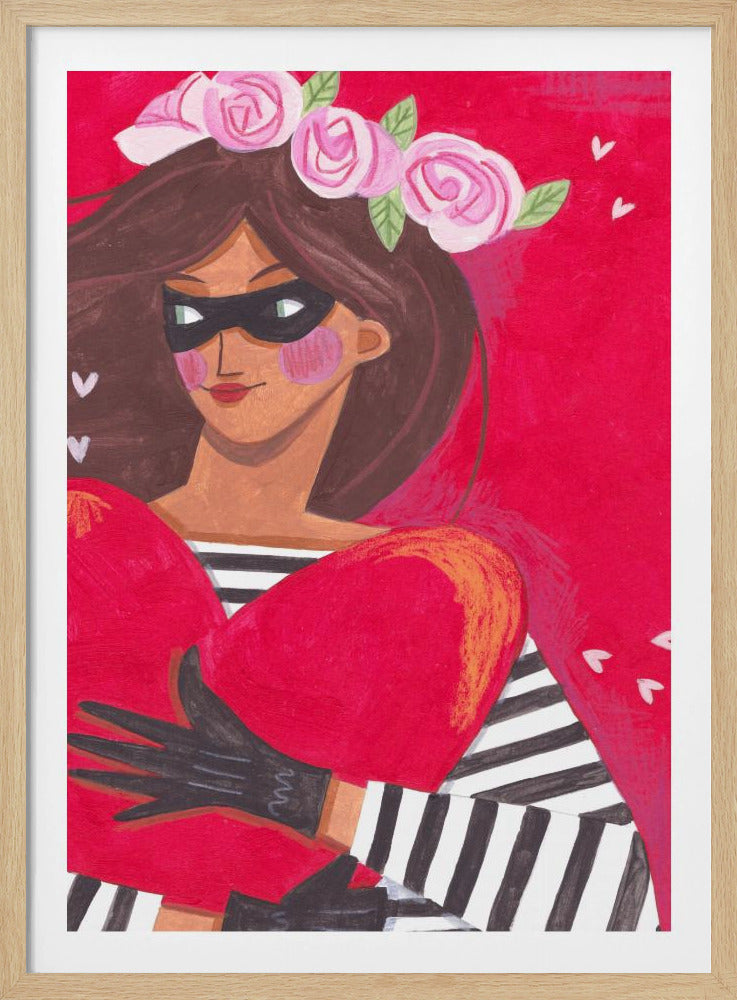 Portrait woman you stole my heart | Poster