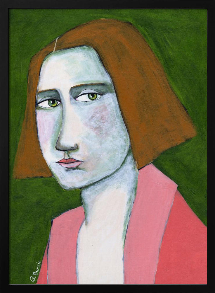 Woman in Pink Jacket | Poster