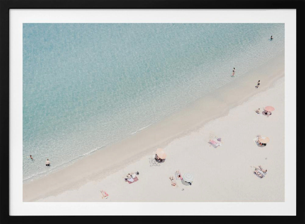 Aerial beach view | Poster