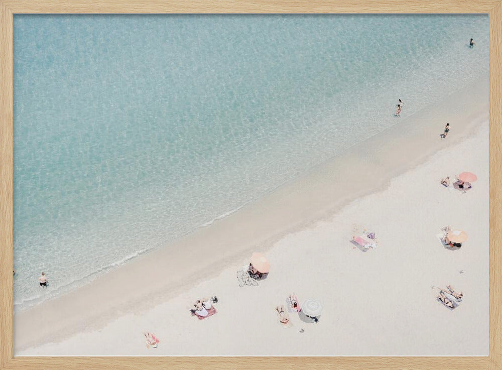 Aerial beach view | Poster