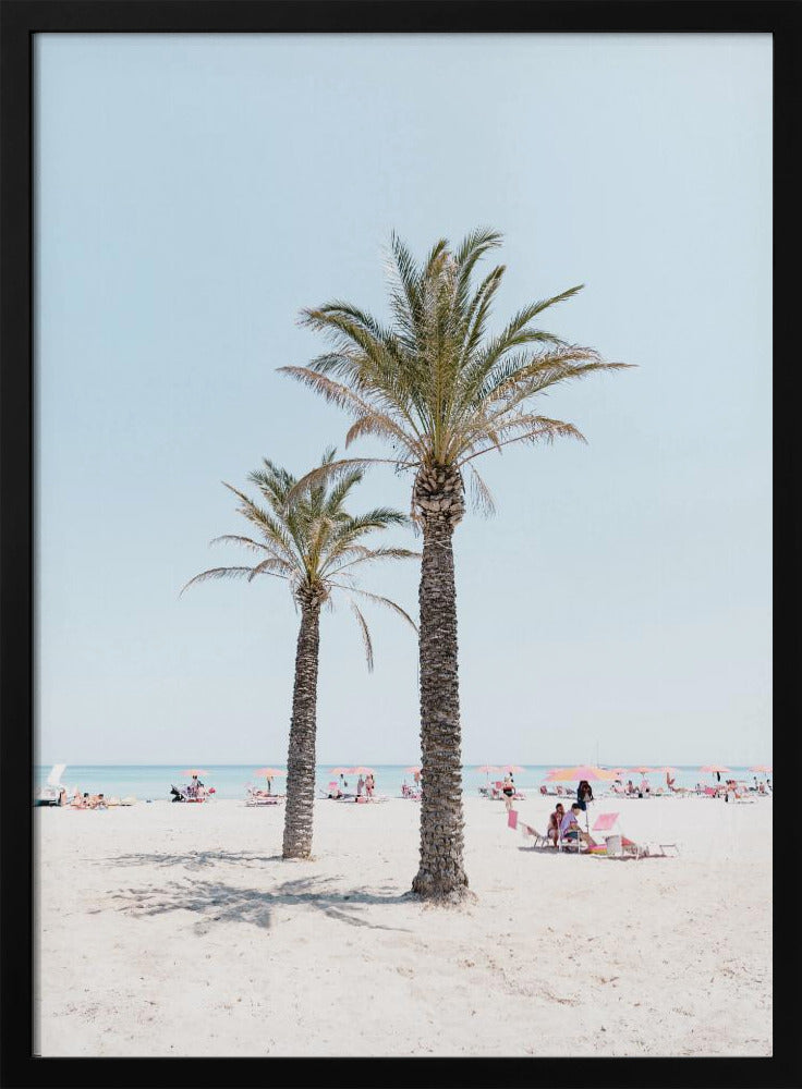Palm tree at the beach | Poster