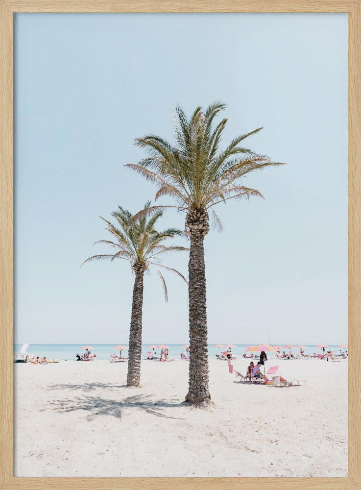 Palm tree at the beach | Poster