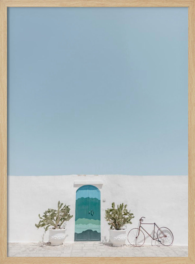 Ostuni blue door | Poster