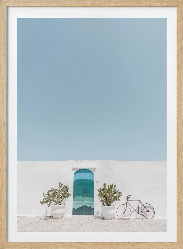 Ostuni blue door | Poster