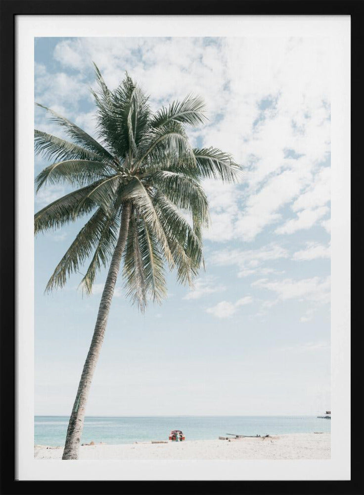 Palm tree at the beach 2 | Poster