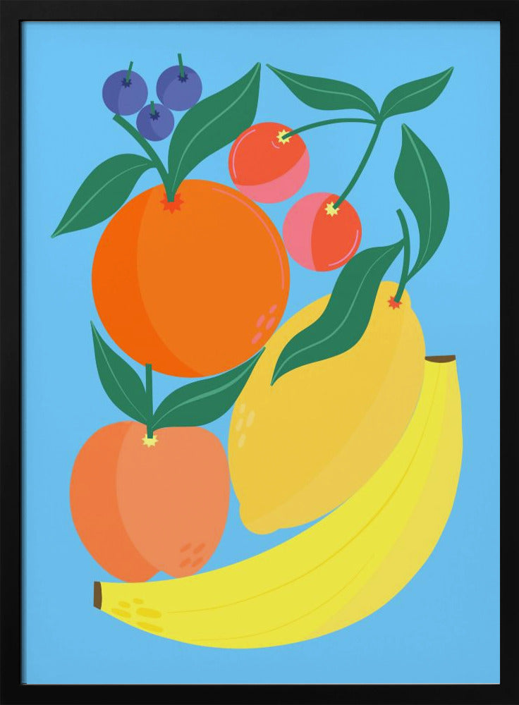 Stacked Fruits | Poster