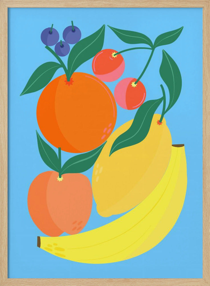 Stacked Fruits | Poster