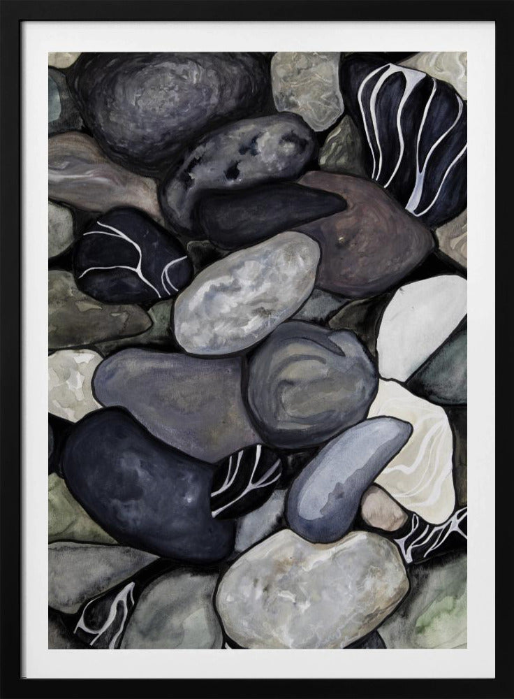 Beach stones | Poster