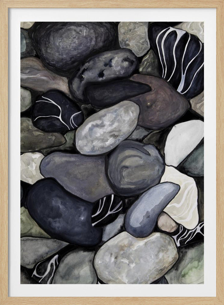 Beach stones | Poster