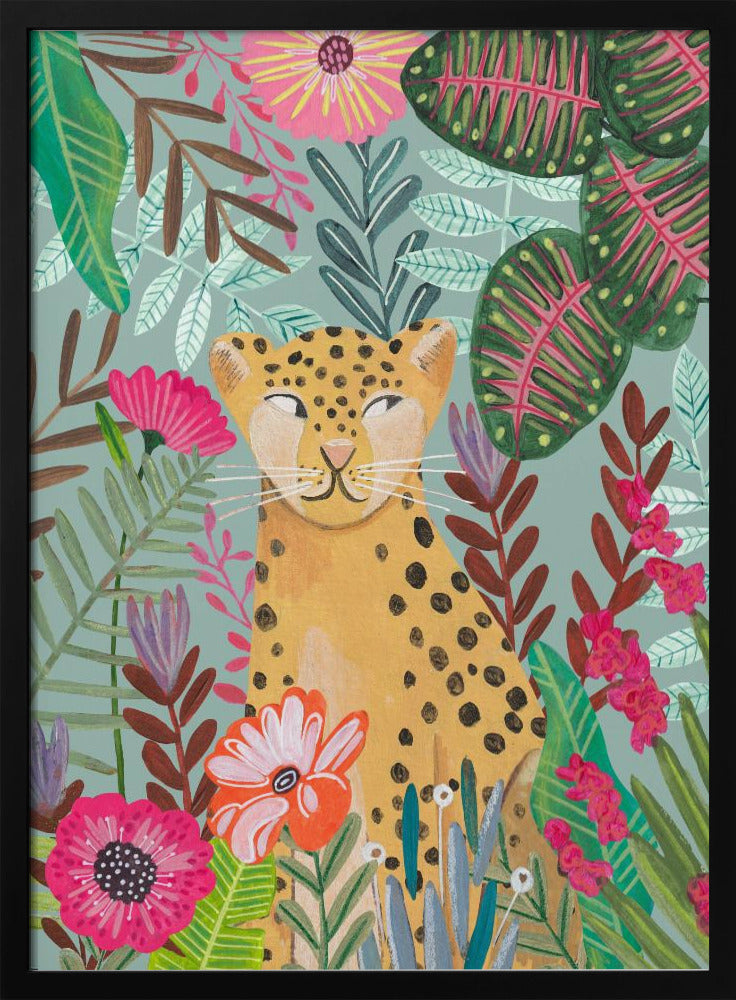 Leopard in the Jungle | Poster