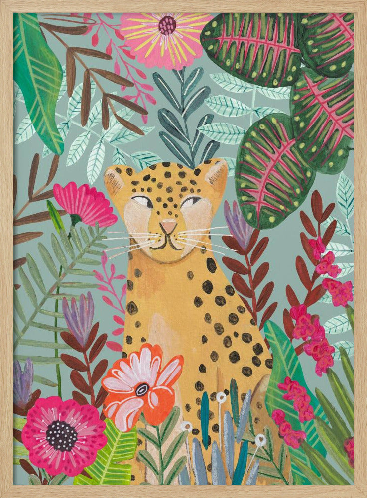 Leopard in the Jungle | Poster