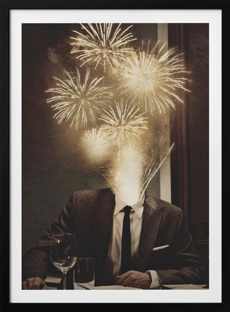 Fireworks Head | Poster