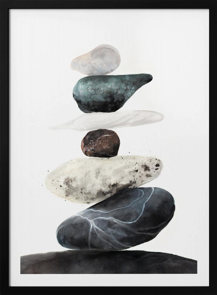 Stones from the beach | Poster