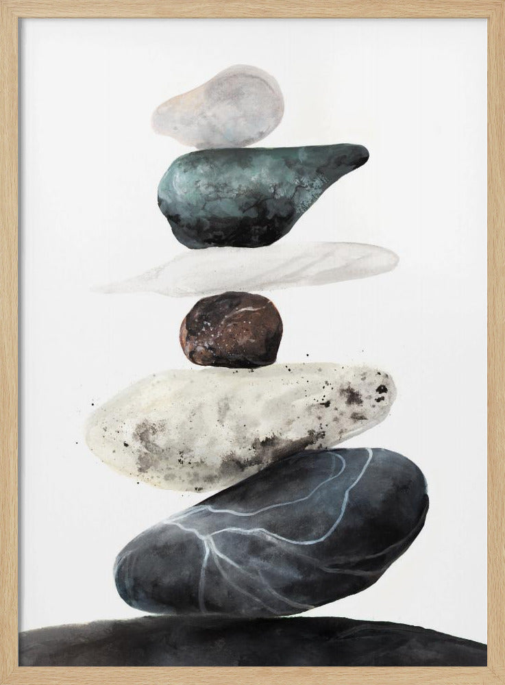 Stones from the beach | Poster