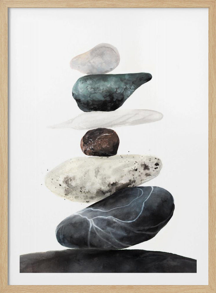 Stones from the beach | Poster