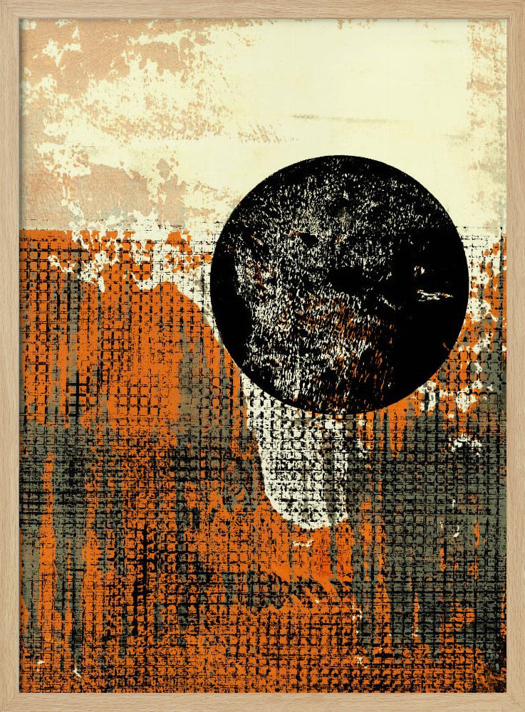 Eclipse Over Texture | Poster