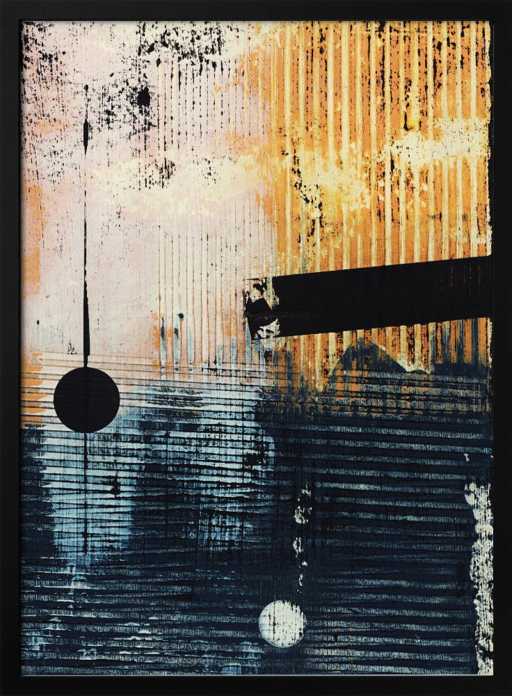 Abstract Artwork With Geometric Composition | Poster